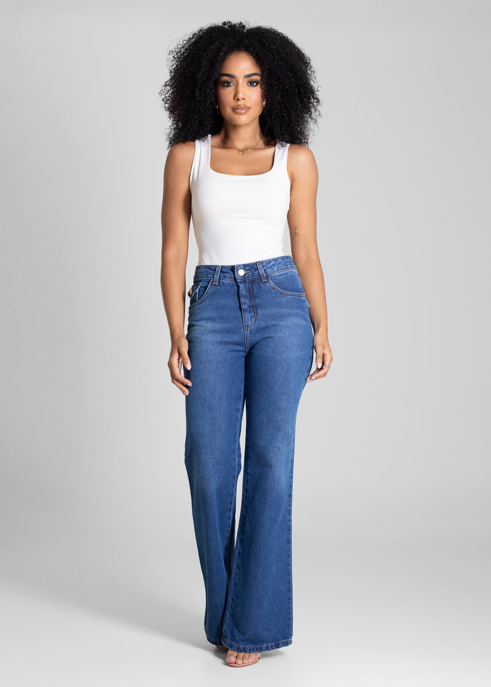 Calça Jeans Sawary Boot Cut -  283402 AZUL