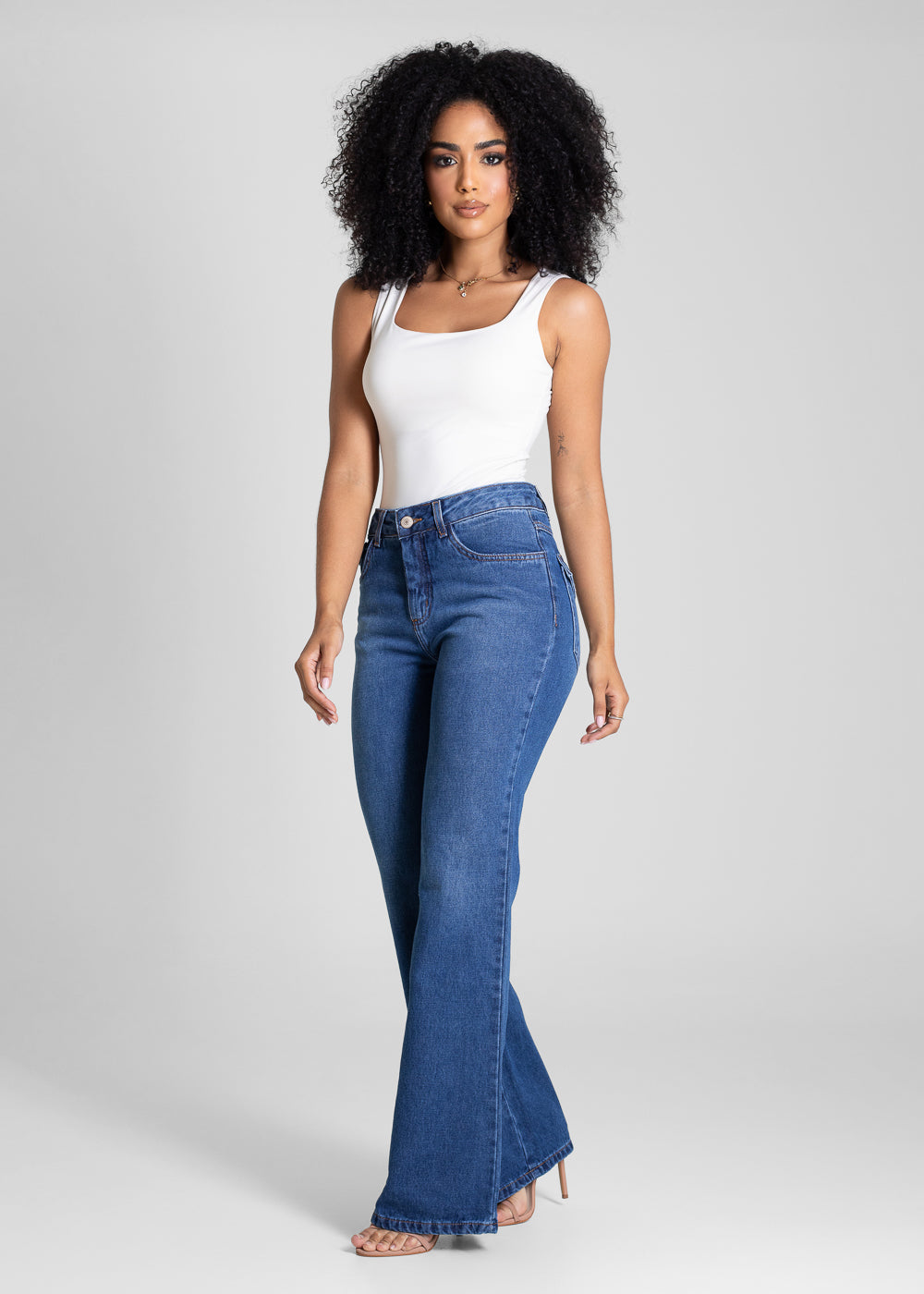Calça Jeans Sawary Boot Cut -  283402 AZUL