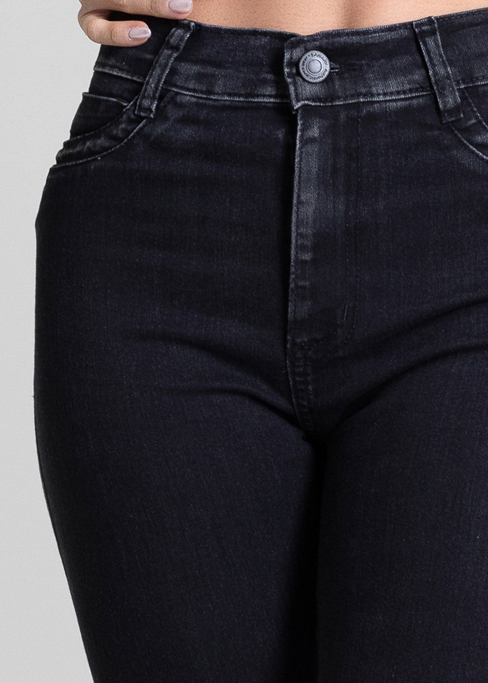 Calça Jeans Sawary Boot Cut Petit - 283405 PRETO