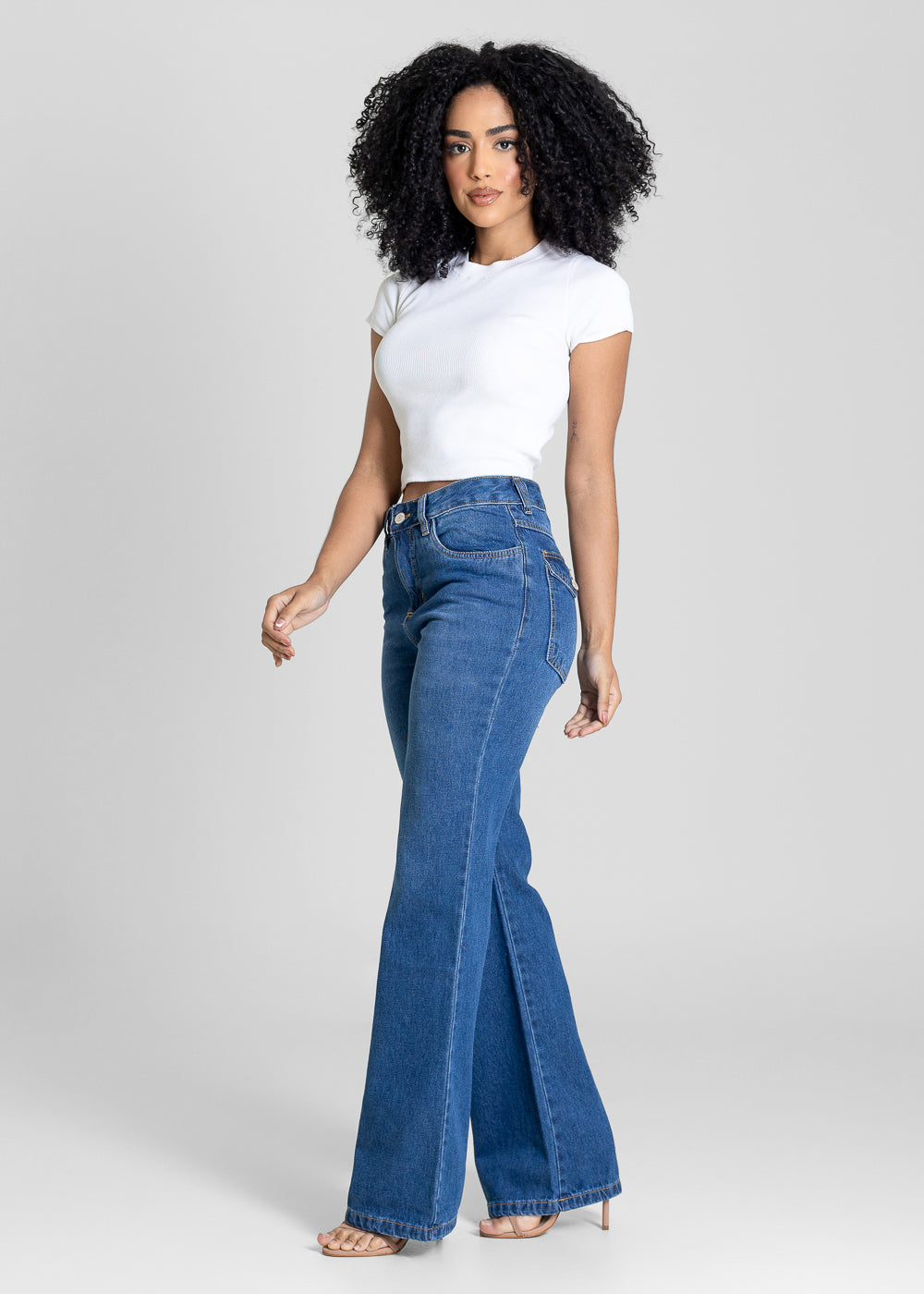 Calça Jeans Sawary Boot Cut -283410 AZUL