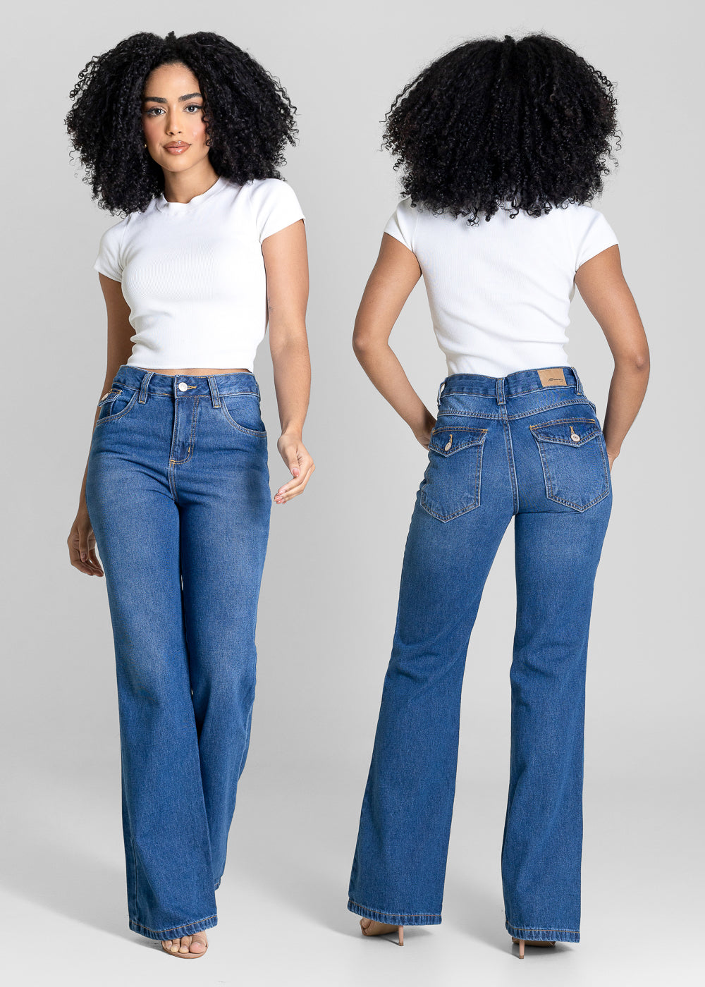 Calça Jeans Sawary Boot Cut -283410 AZUL