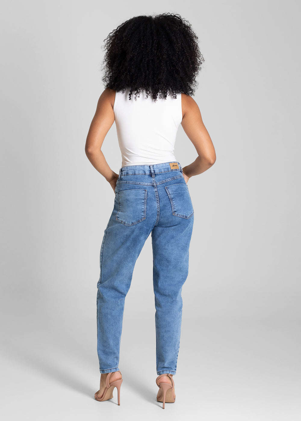 Calça Jeans Sawary Mom - 283413 AZUL