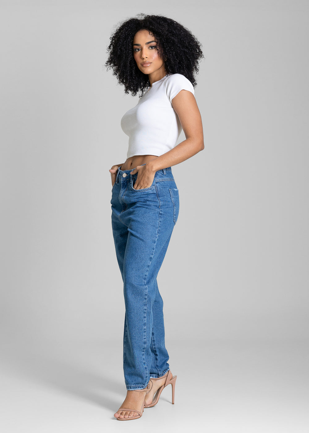 Calça Jeans Sawary Mom - 283418 AZUL