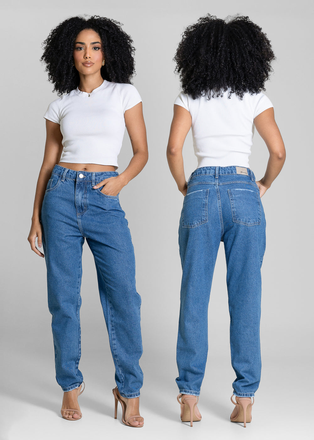 Calça Jeans Sawary Mom - 283418 AZUL