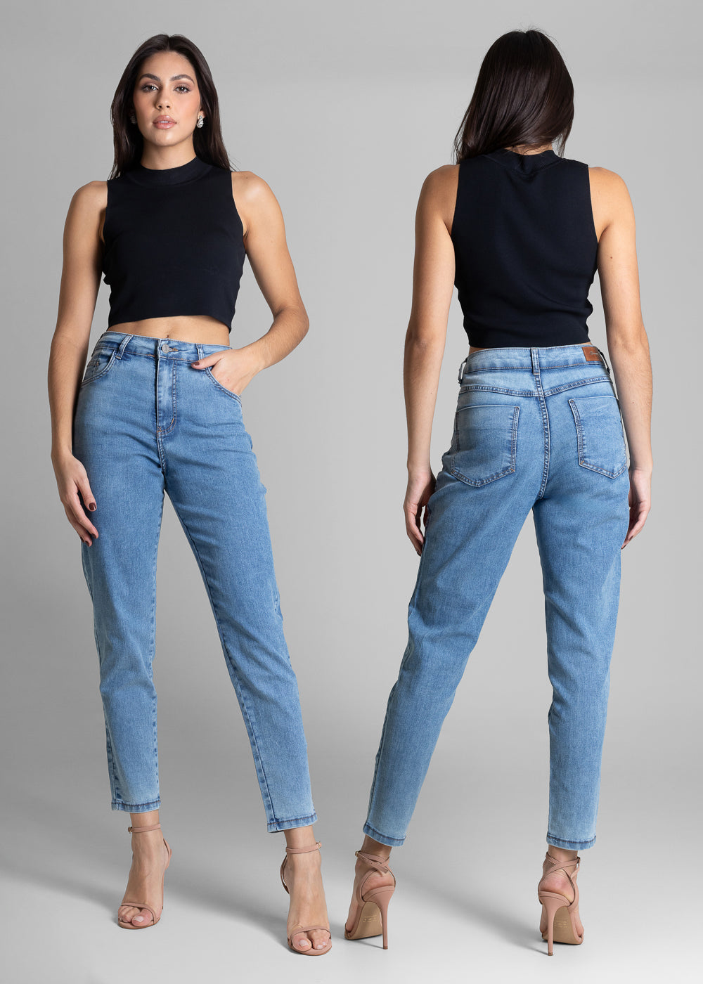 Calça Jeans Sawary Mom - 283419 AZUL
