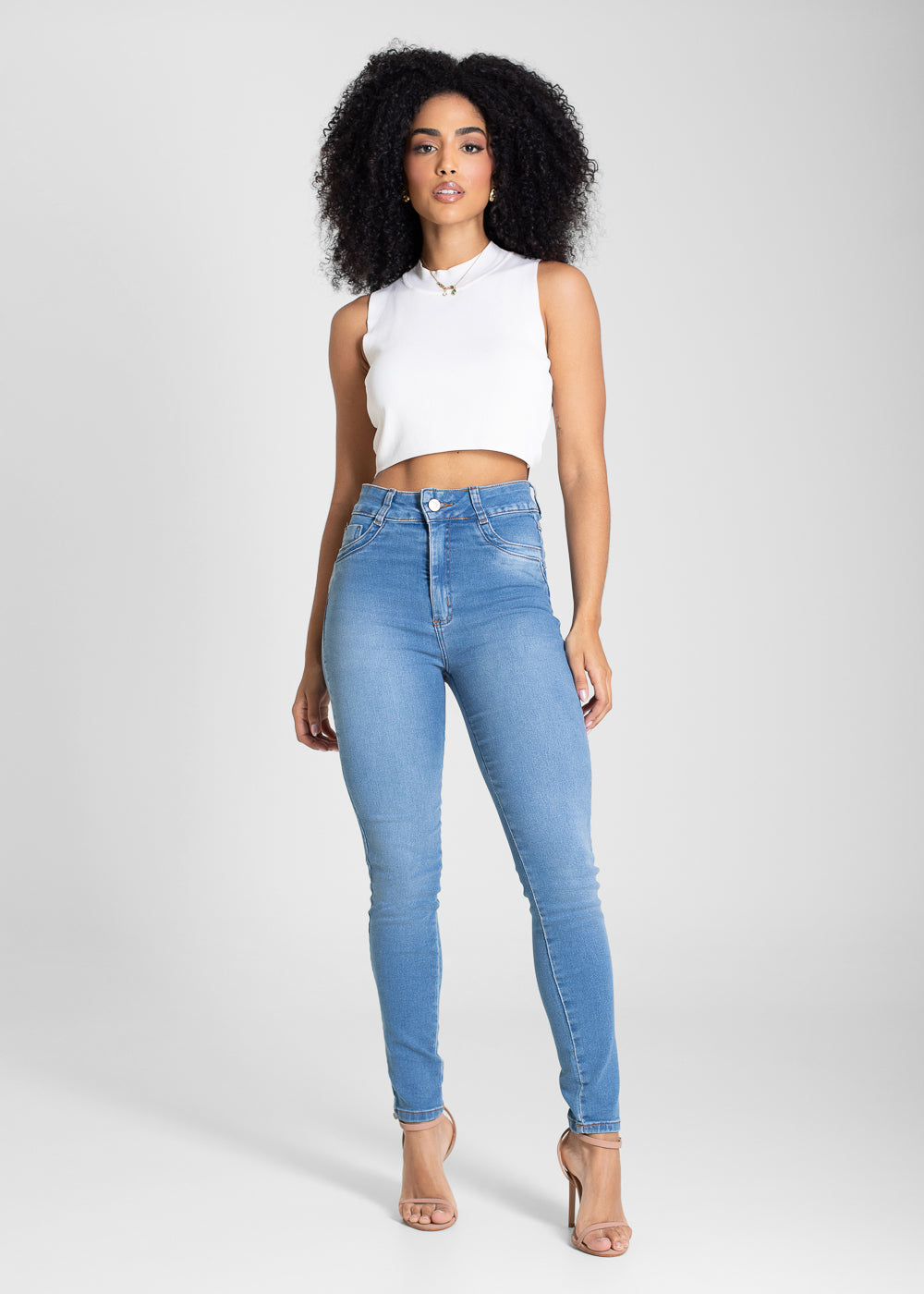 Calça Jeans Sawary Levanta Bumbum - 283427 AZUL