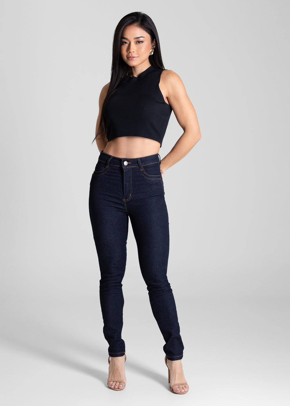 Calça Jeans Sawary Levanta Bumbum - 283431 AZUL