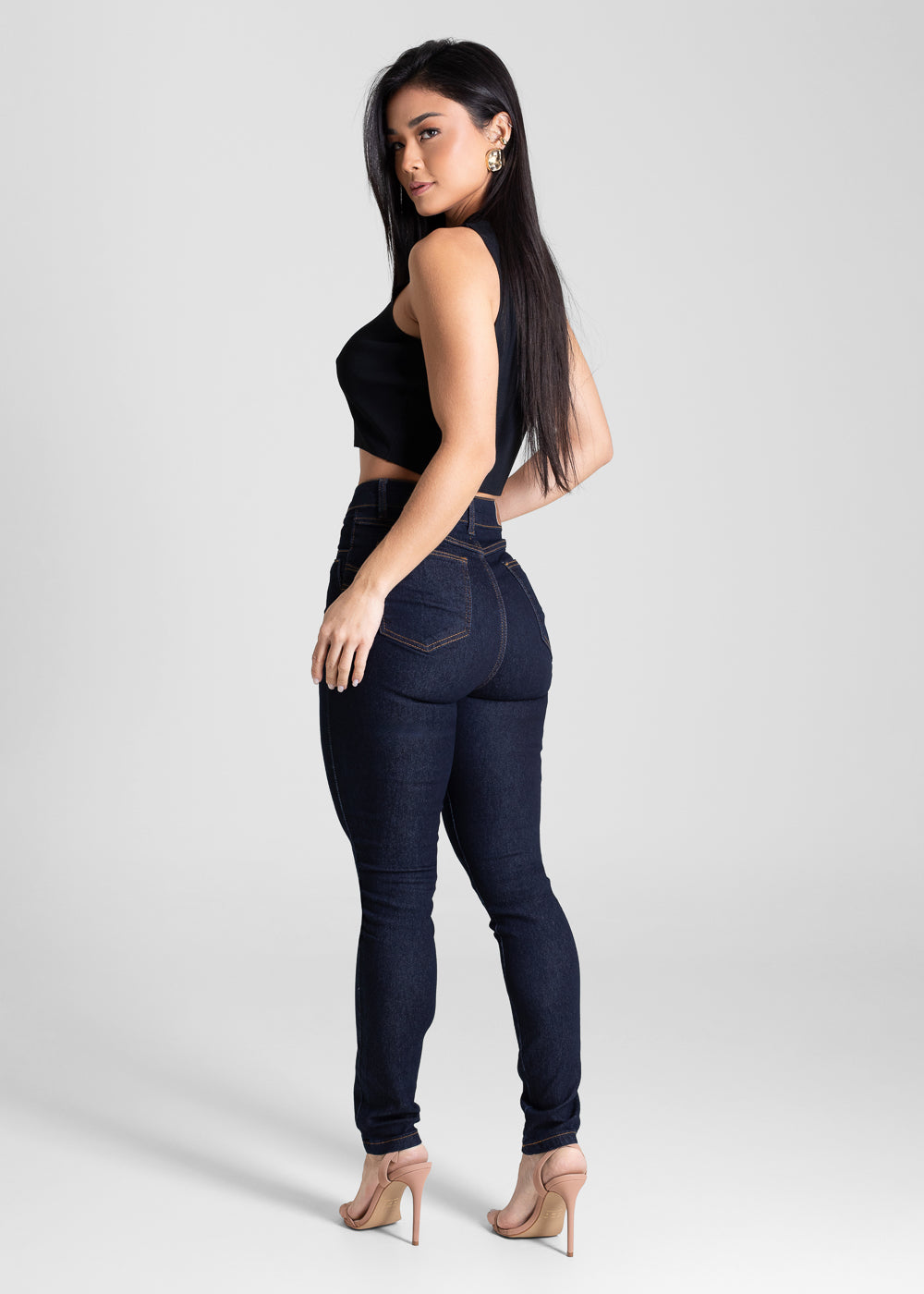 Calça Jeans Sawary Levanta Bumbum - 283431 AZUL