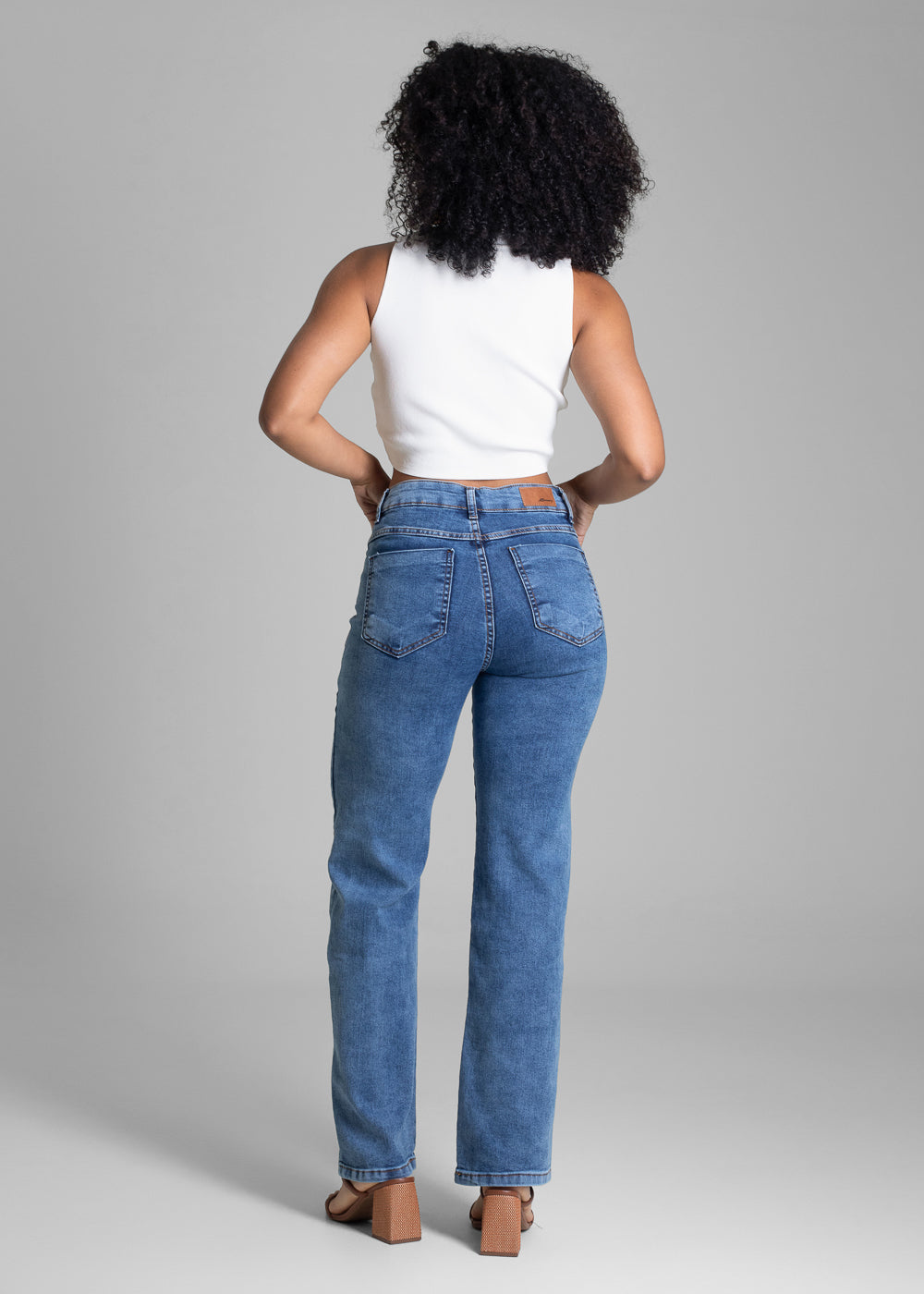 Calça Jeans Sawary Reta - 283433 AZUL