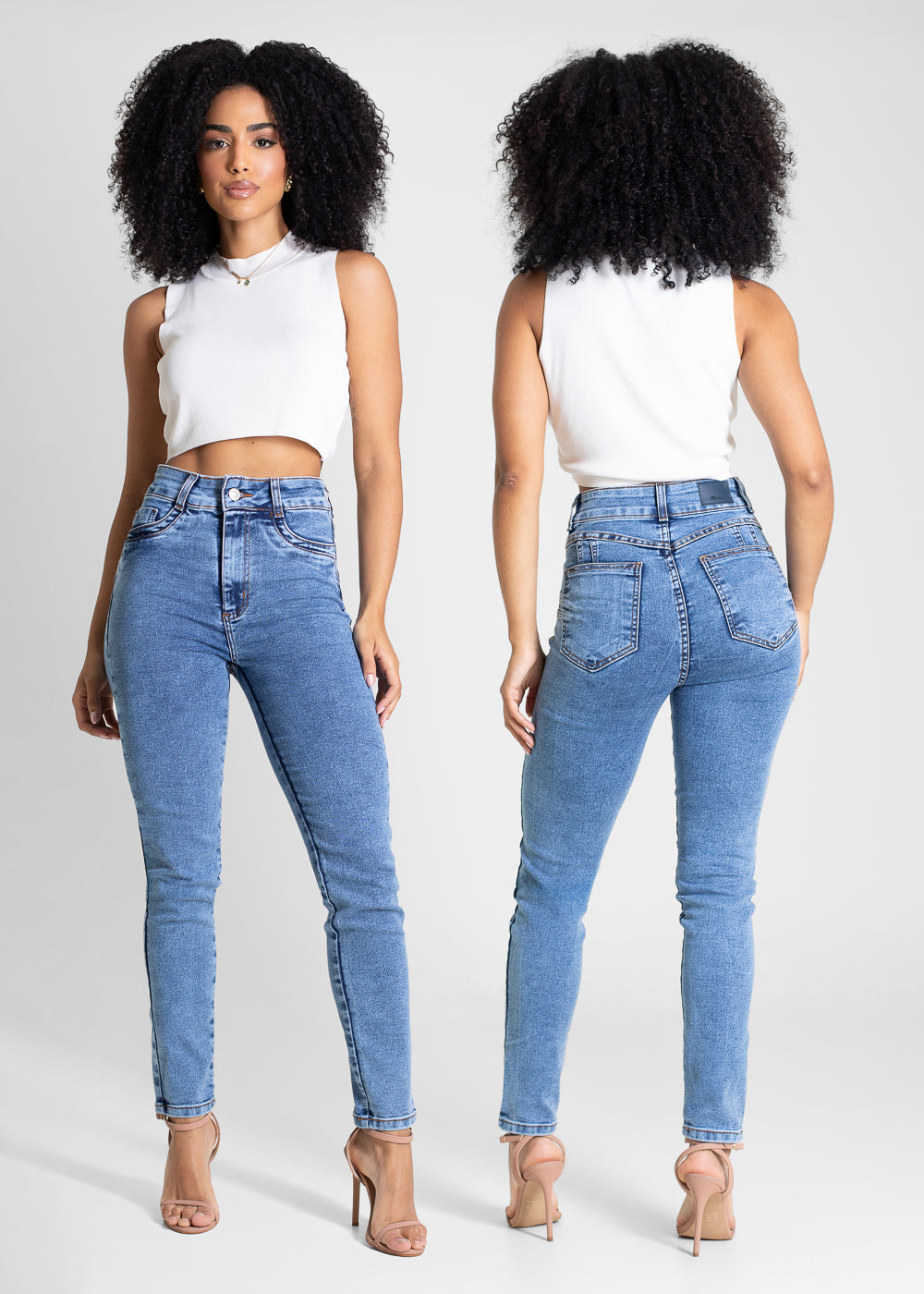 Calça Jeans Sawary Levanta Bumbum - 283438 AZUL
