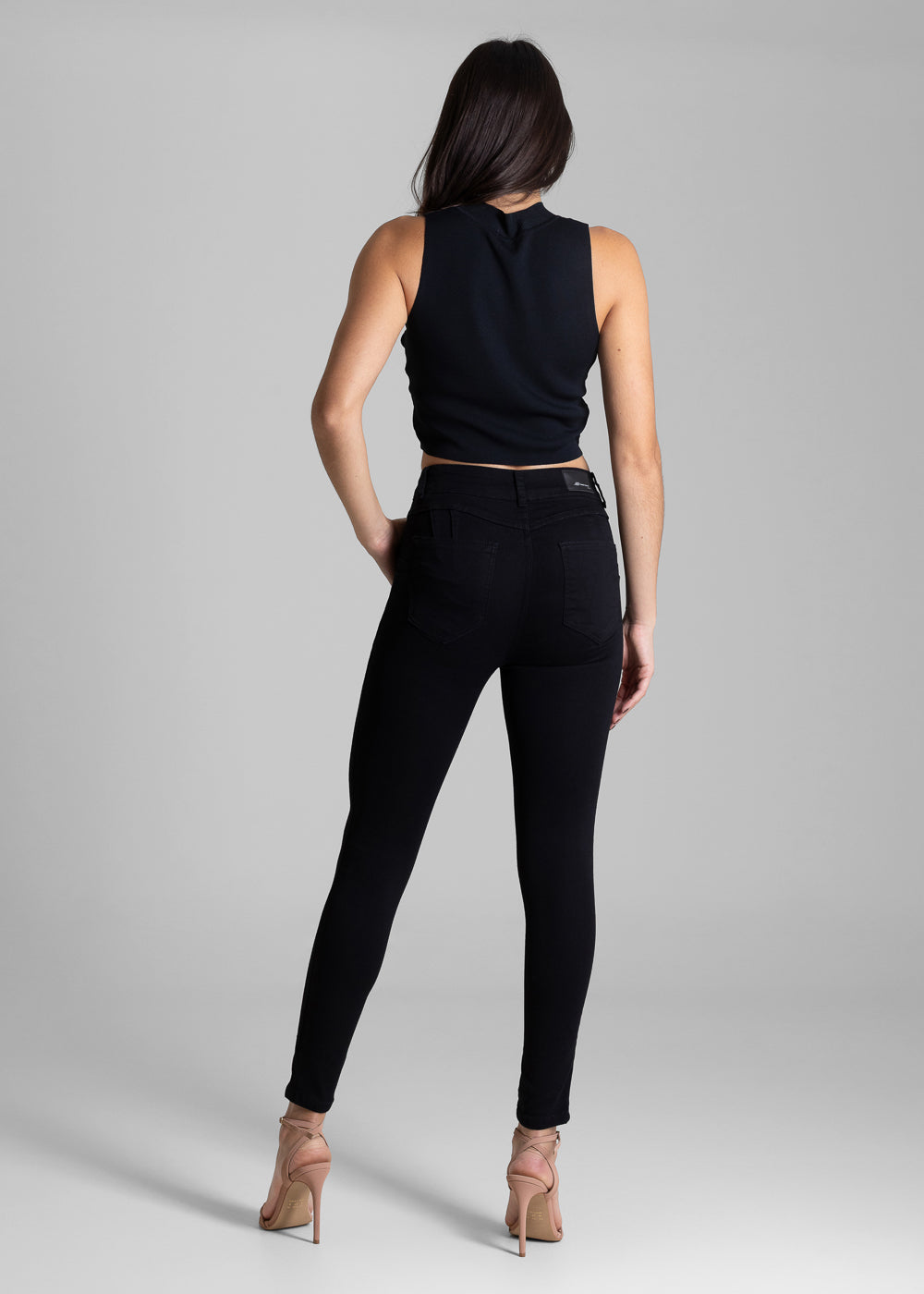 Calça Sarja Sawary Levanta Bumbum - 283448 PRETO