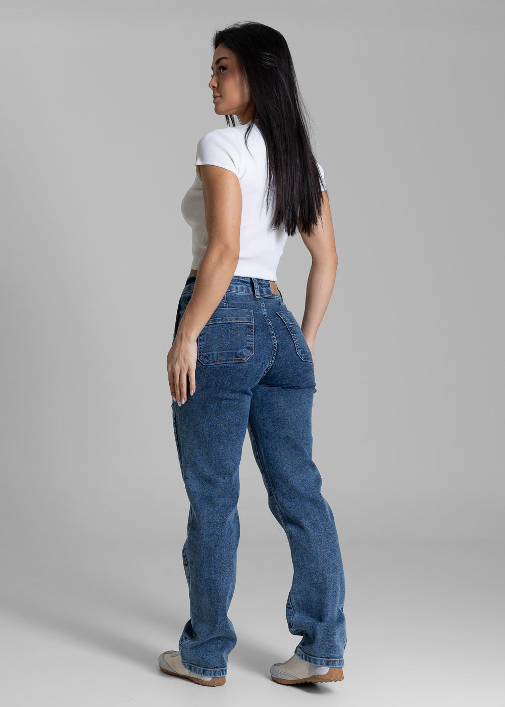 Calça Jeans Sawary Reta Petit - 283453 AZUL