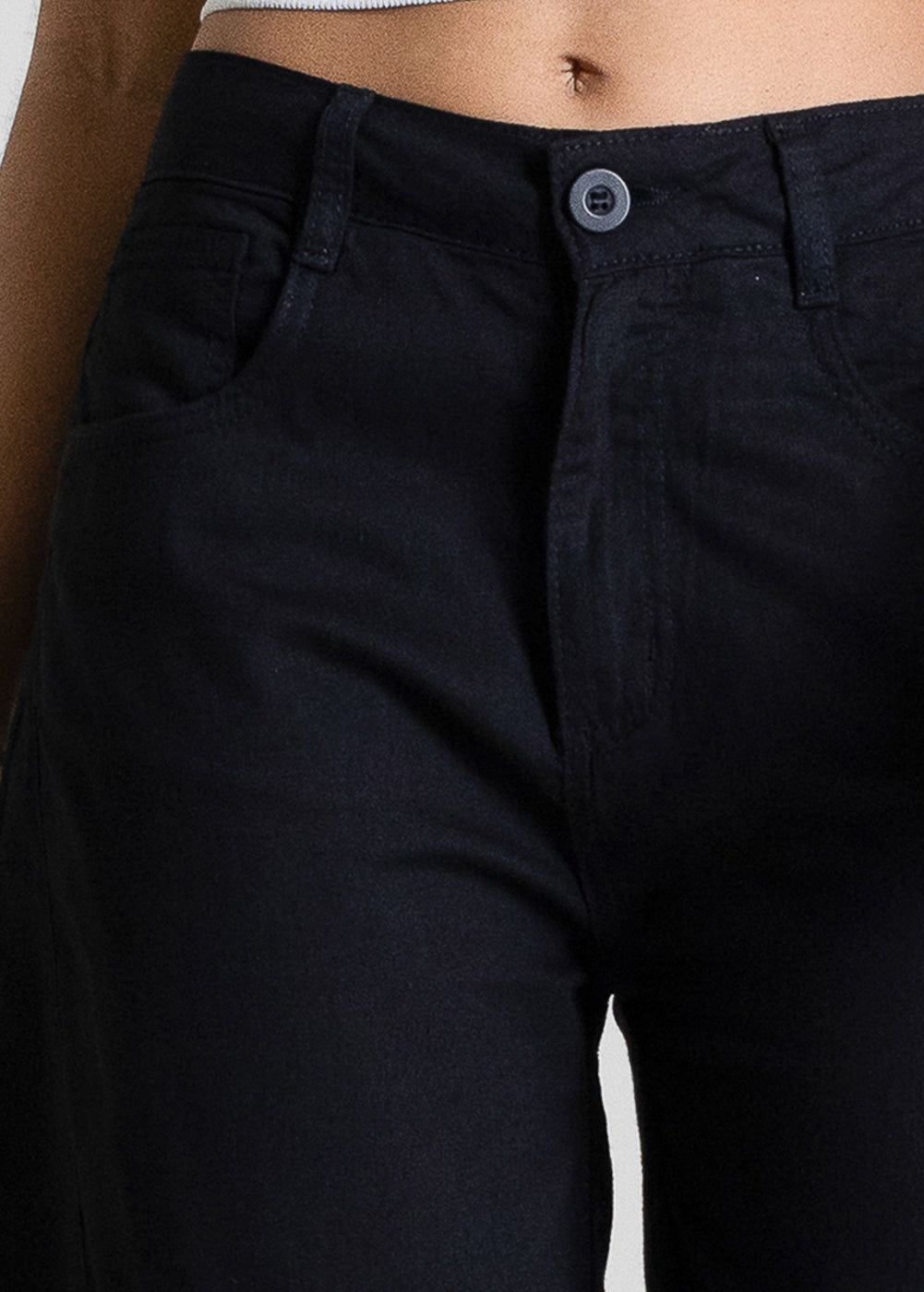 Calça Linho Sawary Balloon - 283455 PRETO