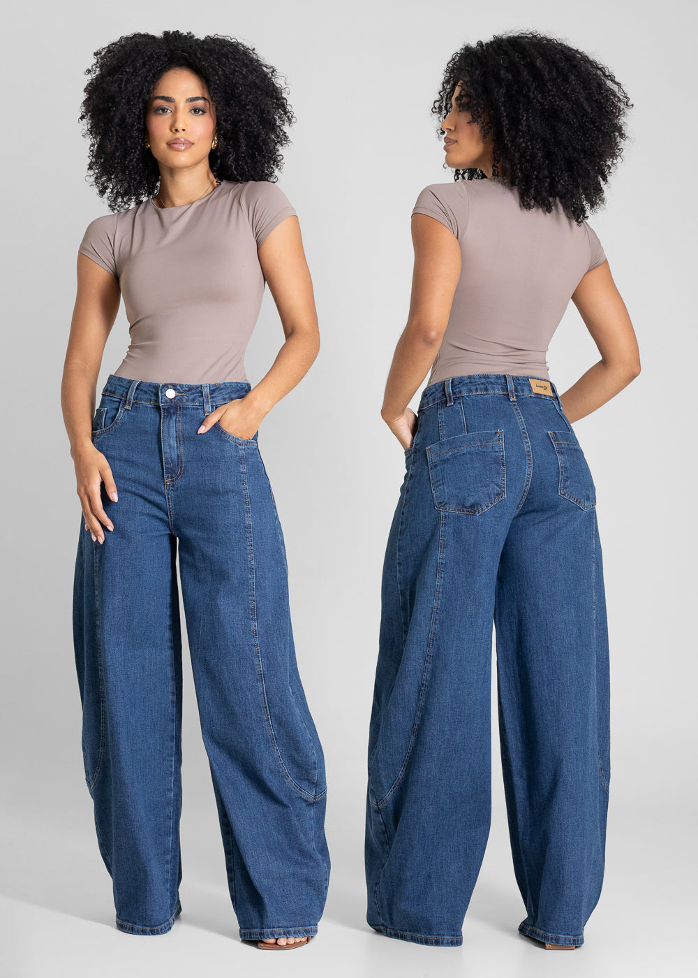 Calça Jeans Sawary Balloon - 283464 AZUL
