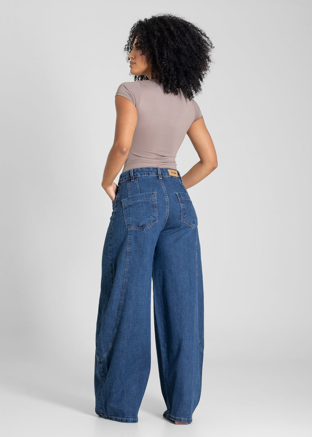Calça Jeans Sawary Balloon - 283464 AZUL