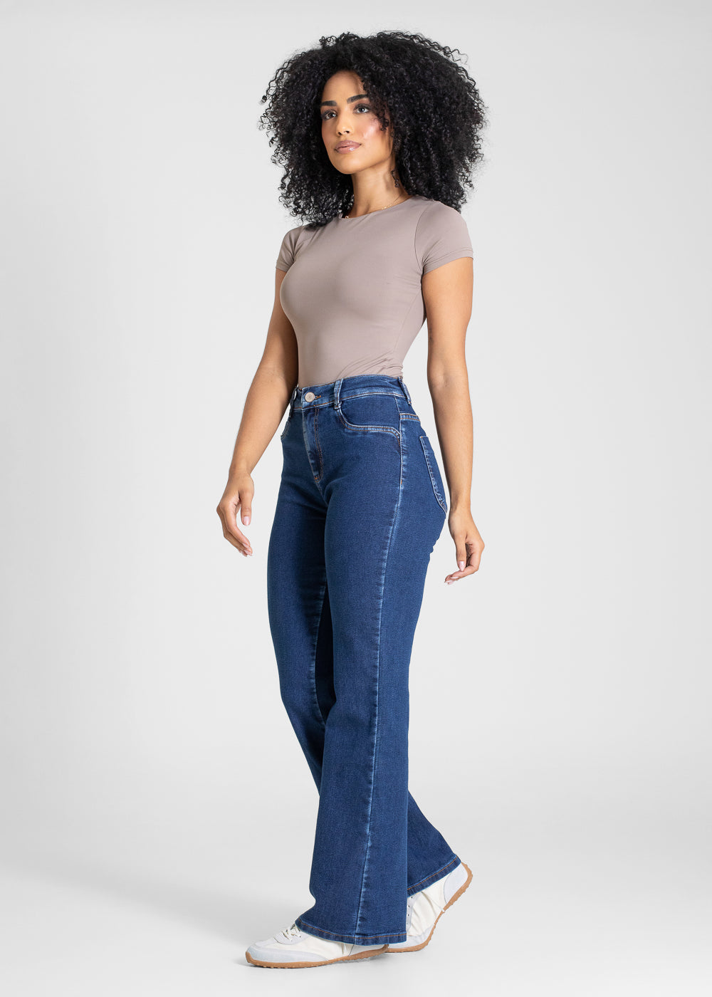 Calça Jeans Sawary Boot Cut Petit - 283468 AZUL