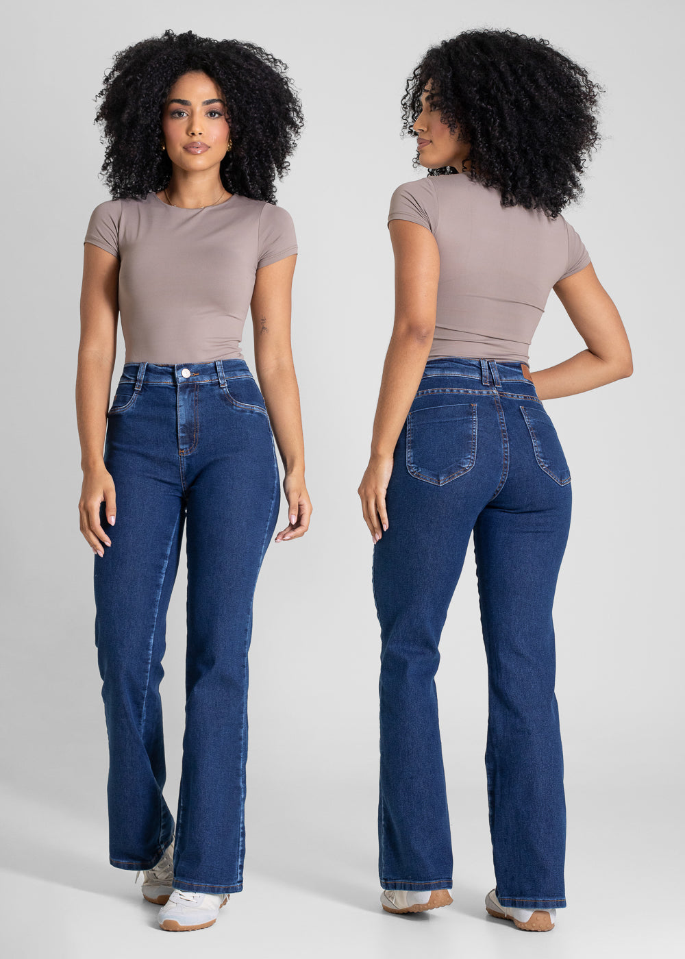 Calça Jeans Sawary Boot Cut Petit - 283468 AZUL