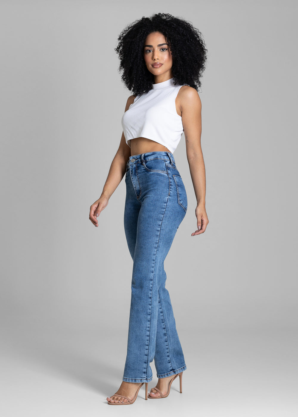 Calça Jeans Sawary Reta - 283476 AZUL