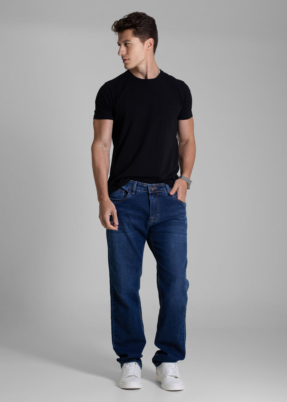Calça Jeans Sawary Reta - 283485 AZUL