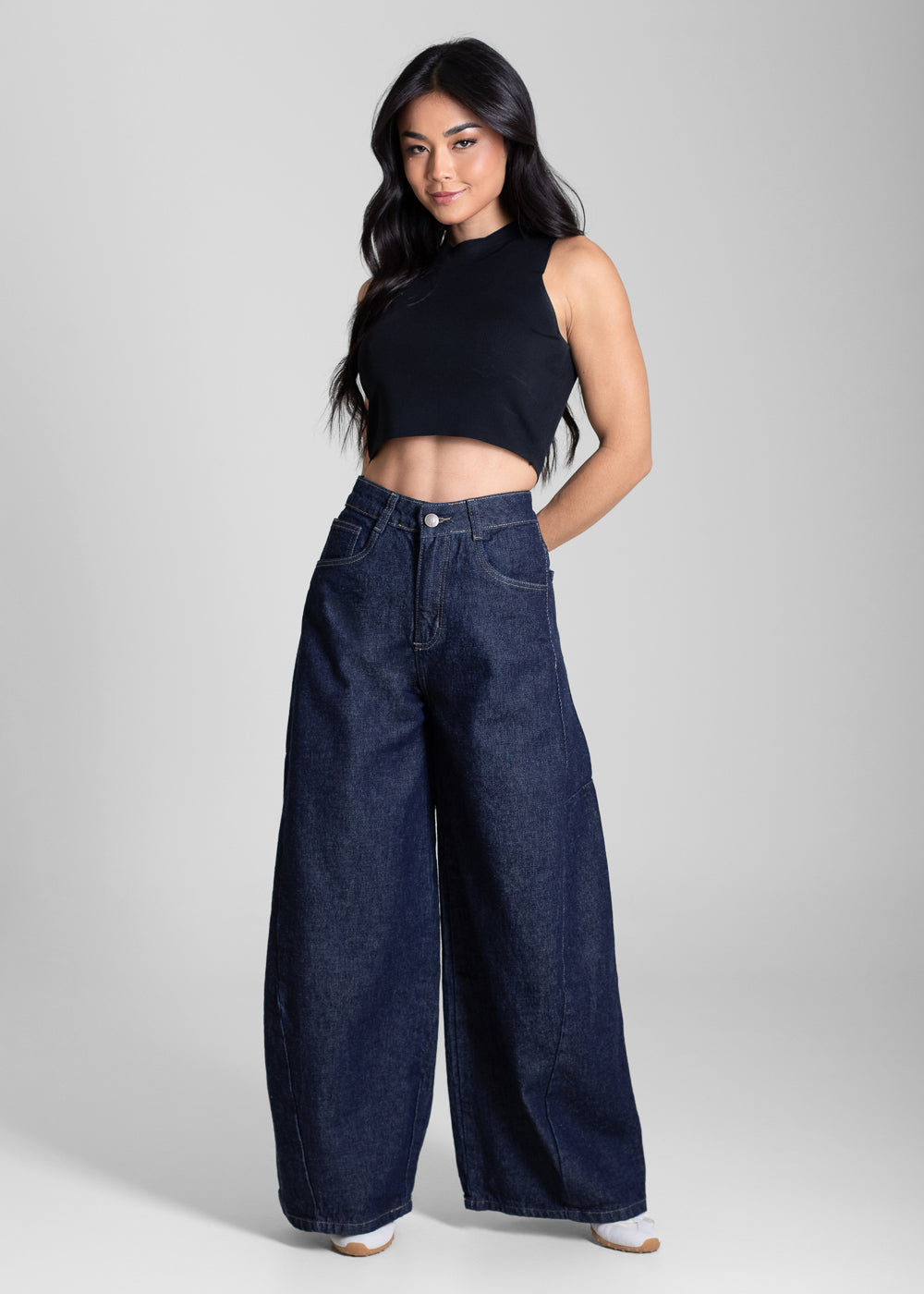 Calça Jeans Sawary Balloon Petit - 283487 AZUL