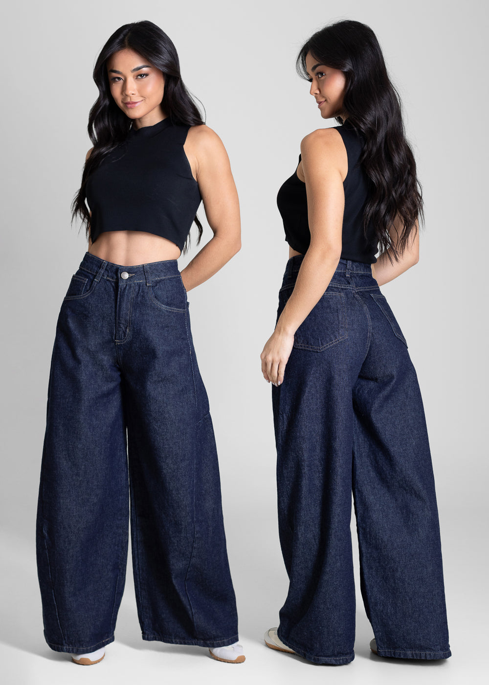 Calça Jeans Sawary Balloon Petit - 283487 AZUL