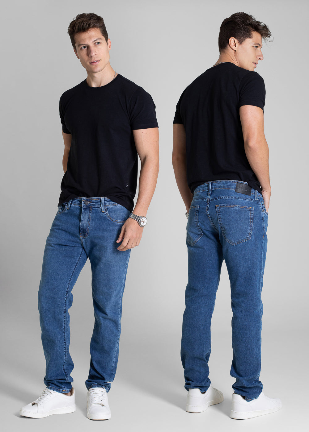 Calça Jeans Sawary Slim - 283490 AZUL