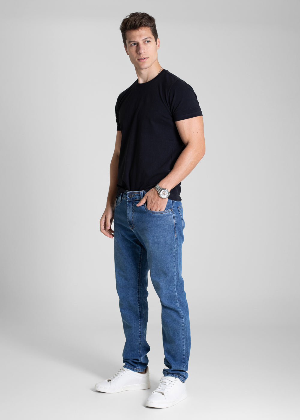 Calça Jeans Sawary Slim - 283490 AZUL