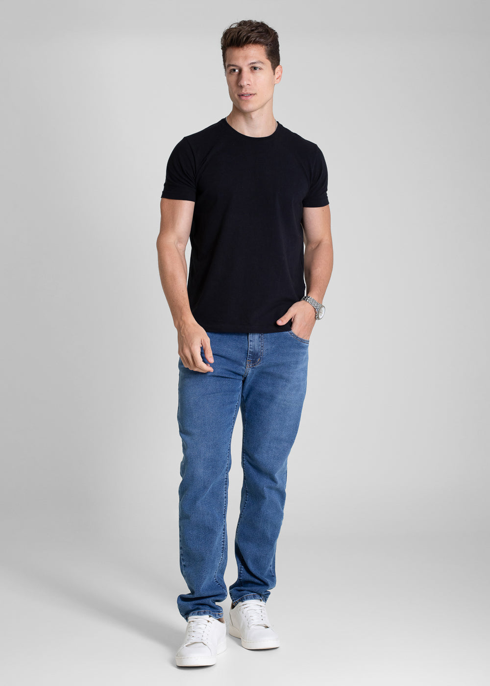 Calça Jeans Sawary Slim - 283490 AZUL