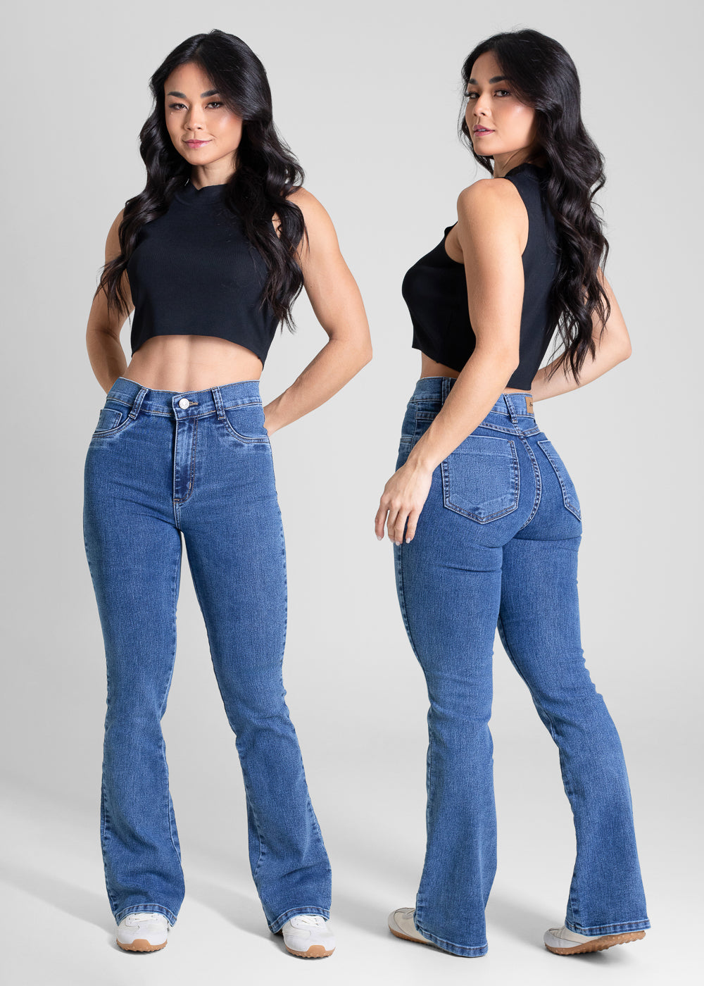 Calça Jeans Sawary Boot Cut Petit - 283491 AZUL