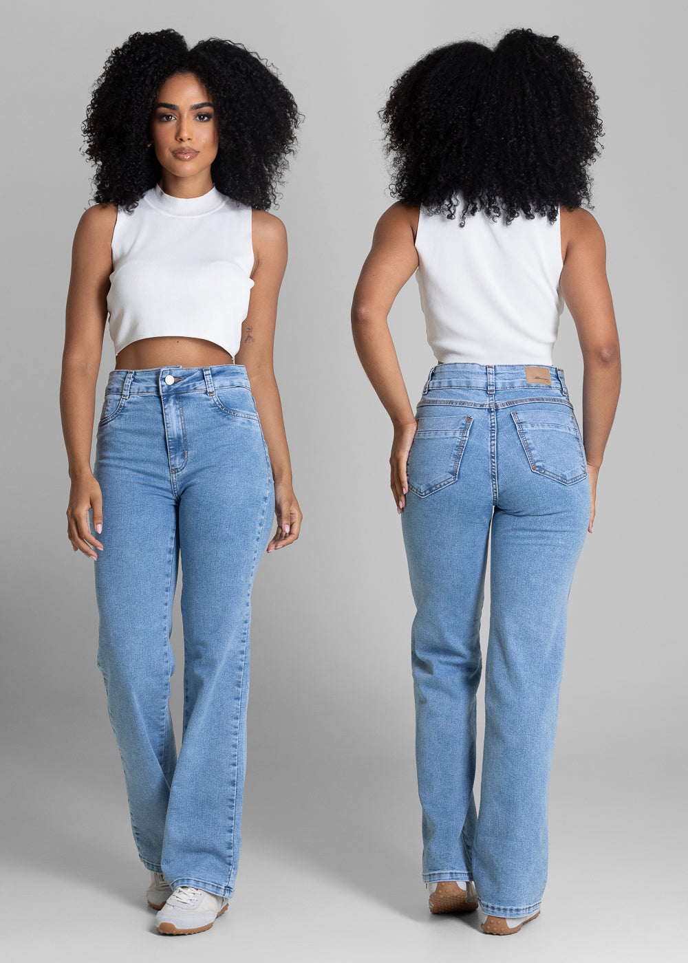 Calça Jeans Sawary Reta Petit - 283493 AZUL