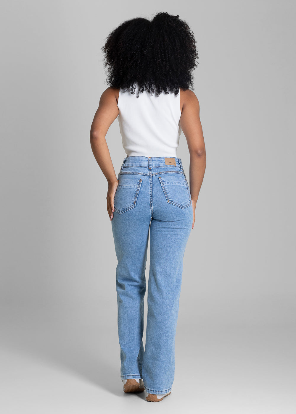 Calça Jeans Sawary Reta Petit - 283493 AZUL