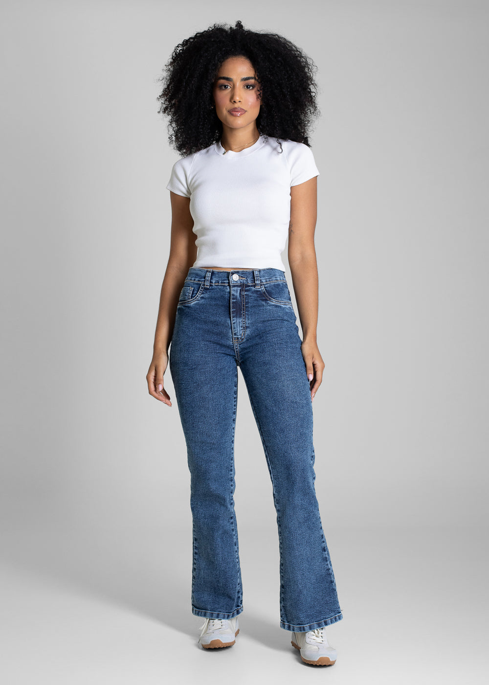 Calça Jeans Sawary Boot Cut Petit - 283494 AZUL