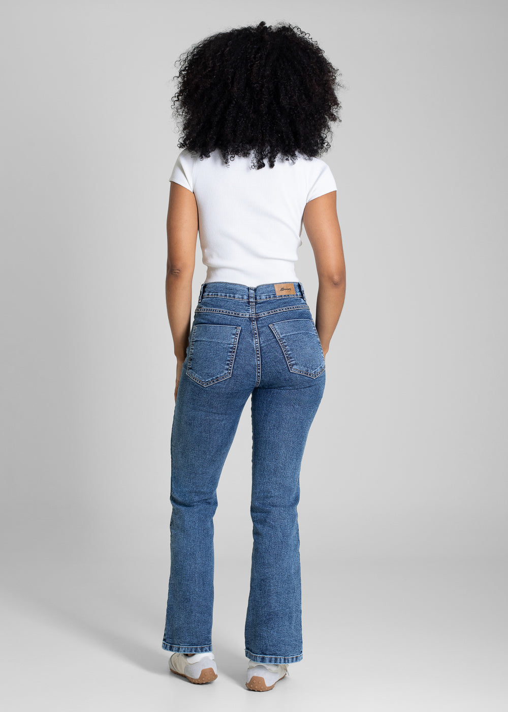 Calça Jeans Sawary Boot Cut Petit - 283494 AZUL