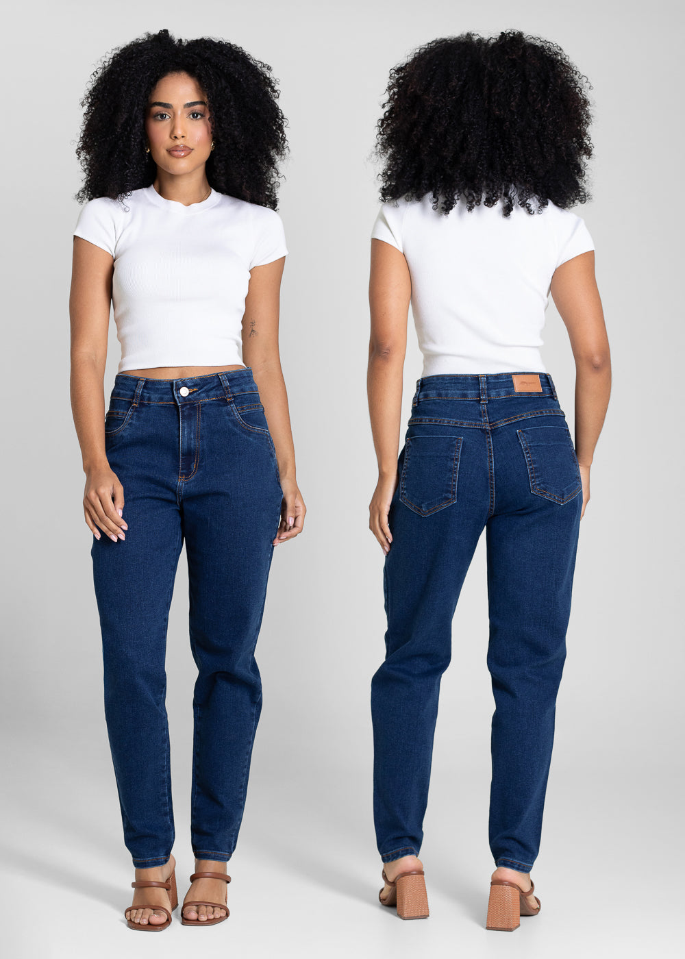 Calça Jeans Sawary Mom - 283497 AZUL