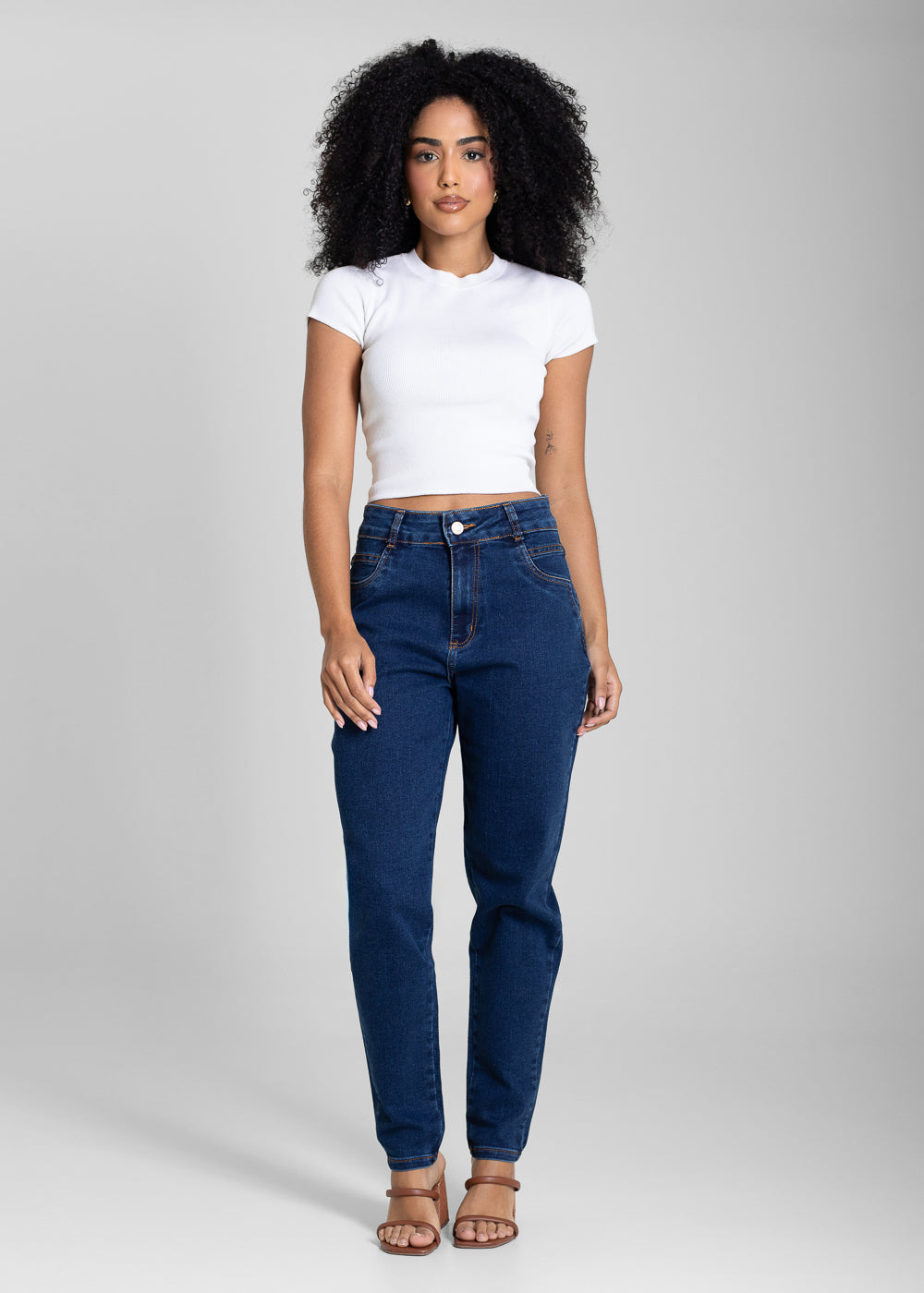 Calça Jeans Sawary Mom - 283497 AZUL