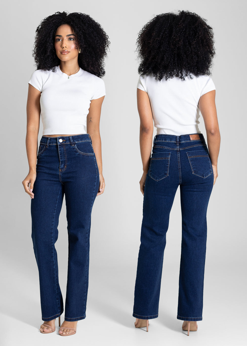 Calça Jeans Sawary Reta - 283500 AZUL