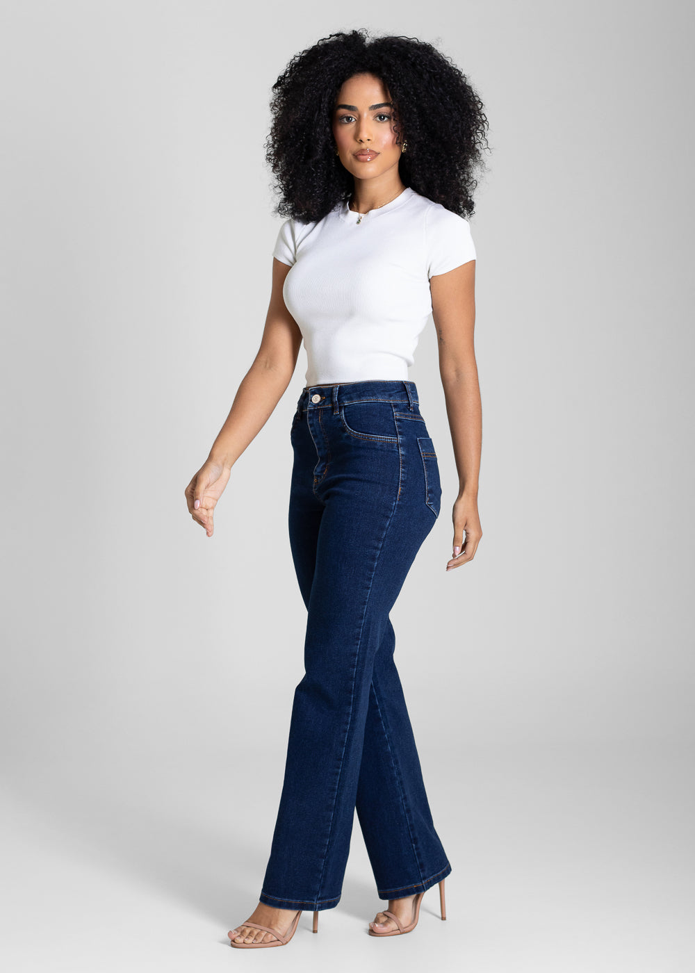 Calça Jeans Sawary Reta - 283500 AZUL