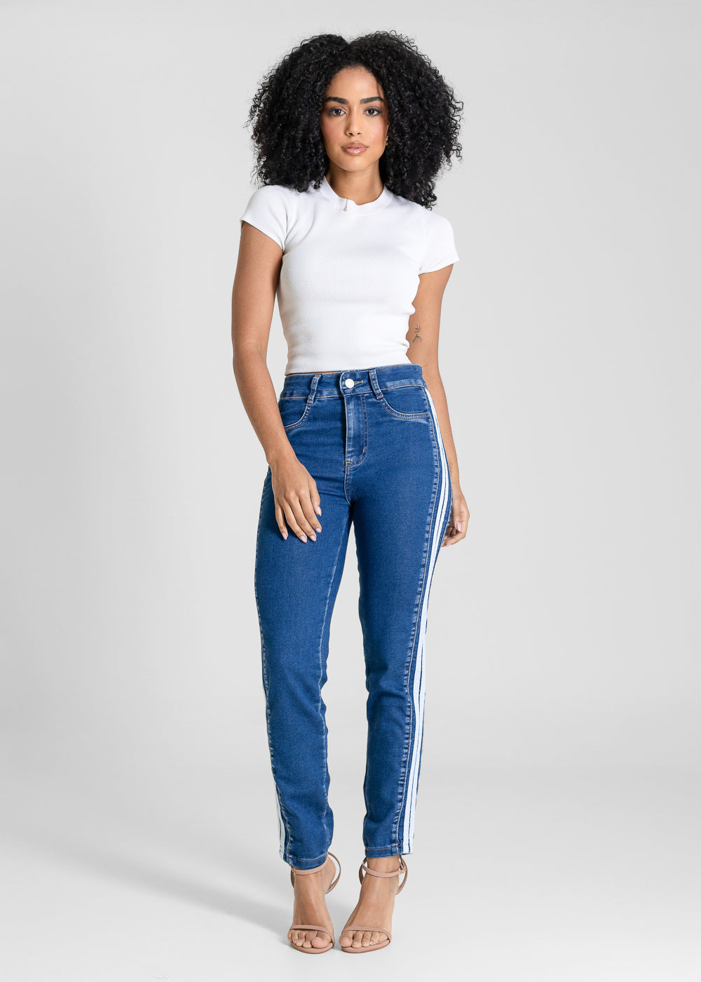 Calça Jeans Sawary Cigarrete - 283504 AZUL