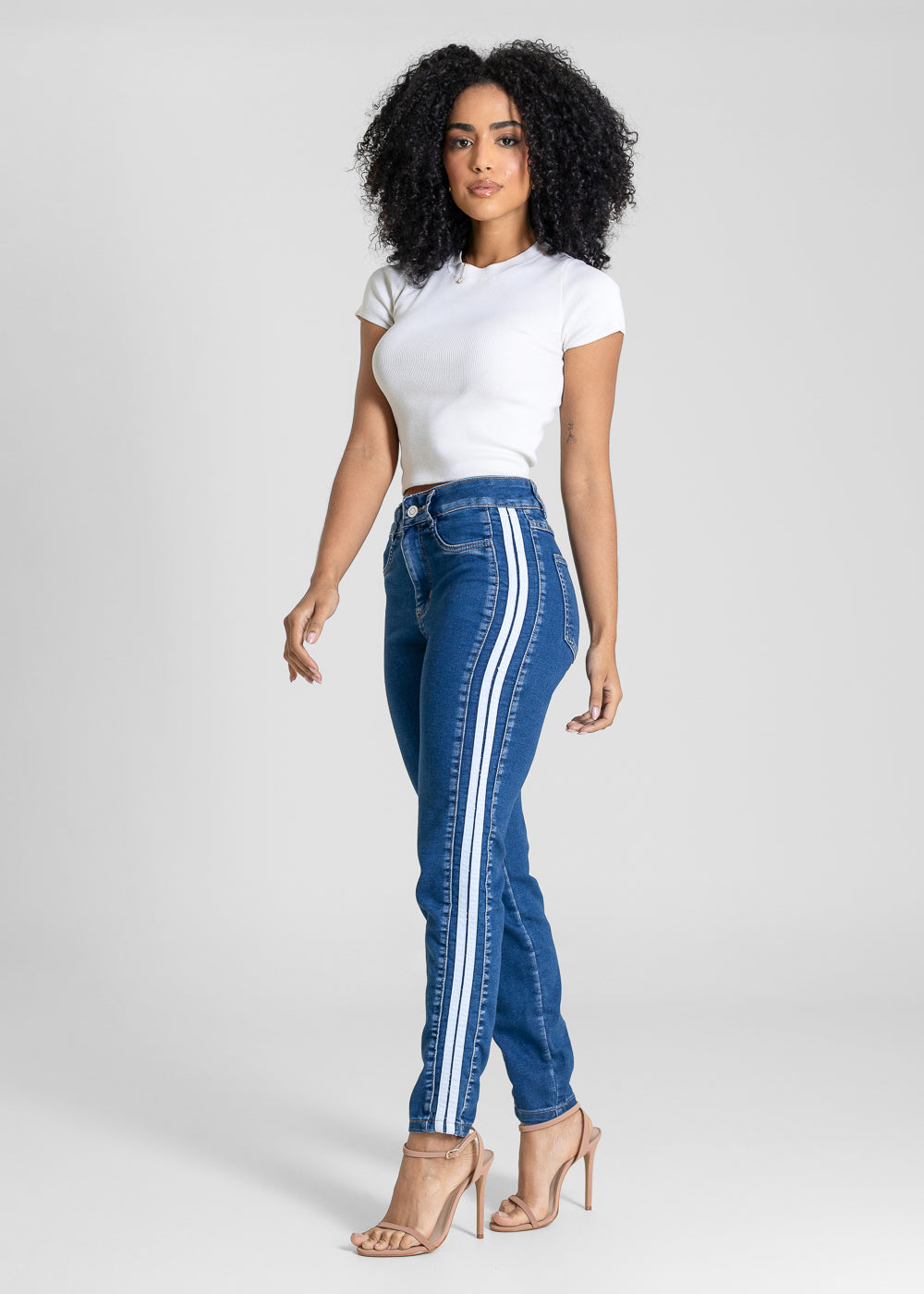 Calça Jeans Sawary Cigarrete - 283504 AZUL