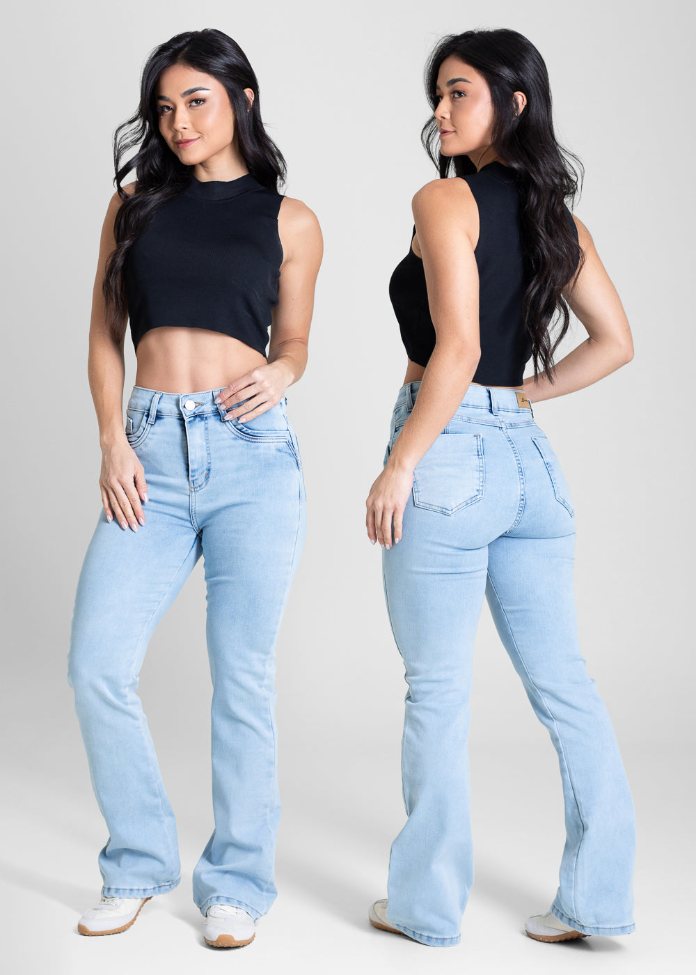 Calça Jeans Sawary Boot Cut Petit - 283522 AZUL