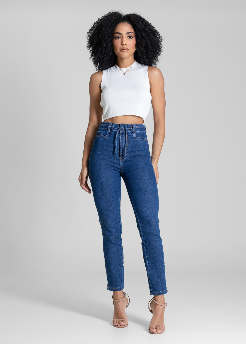 Calça Jeans Sawary Heart - 283532 AZUL