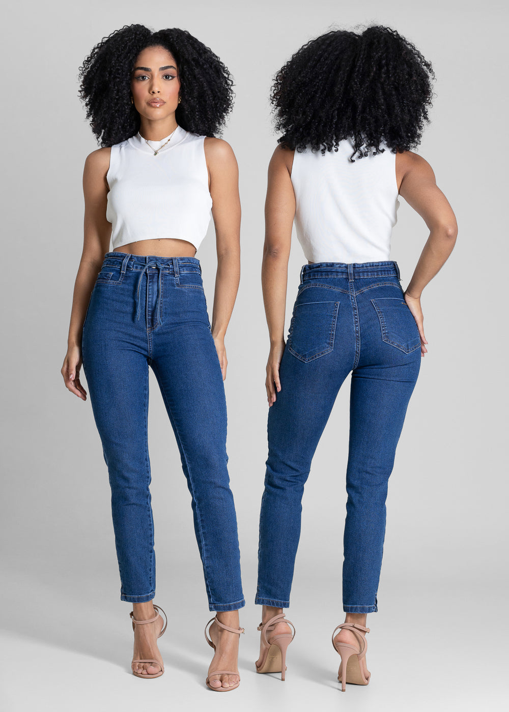 Calça Jeans Sawary Heart - 283532 AZUL