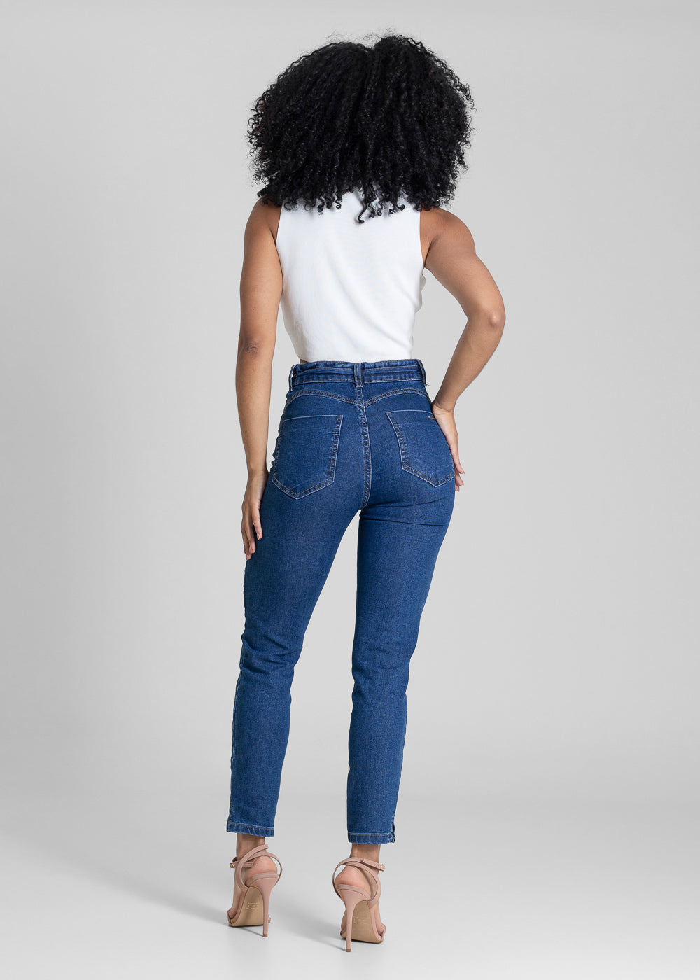 Calça Jeans Sawary Heart - 283532 AZUL