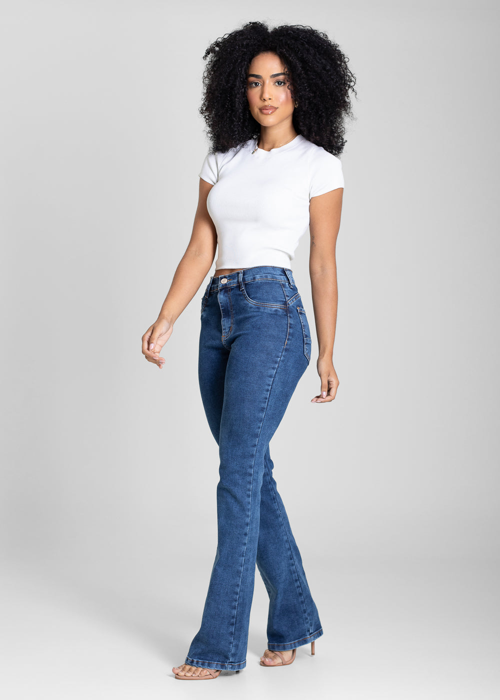 Calça Jeans Sawary Boot Cut - 283533 AZUL