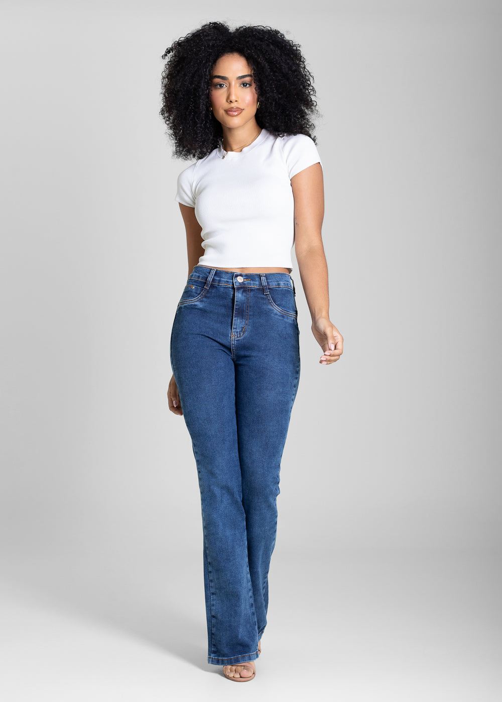 Calça Jeans Sawary Boot Cut - 283533 AZUL