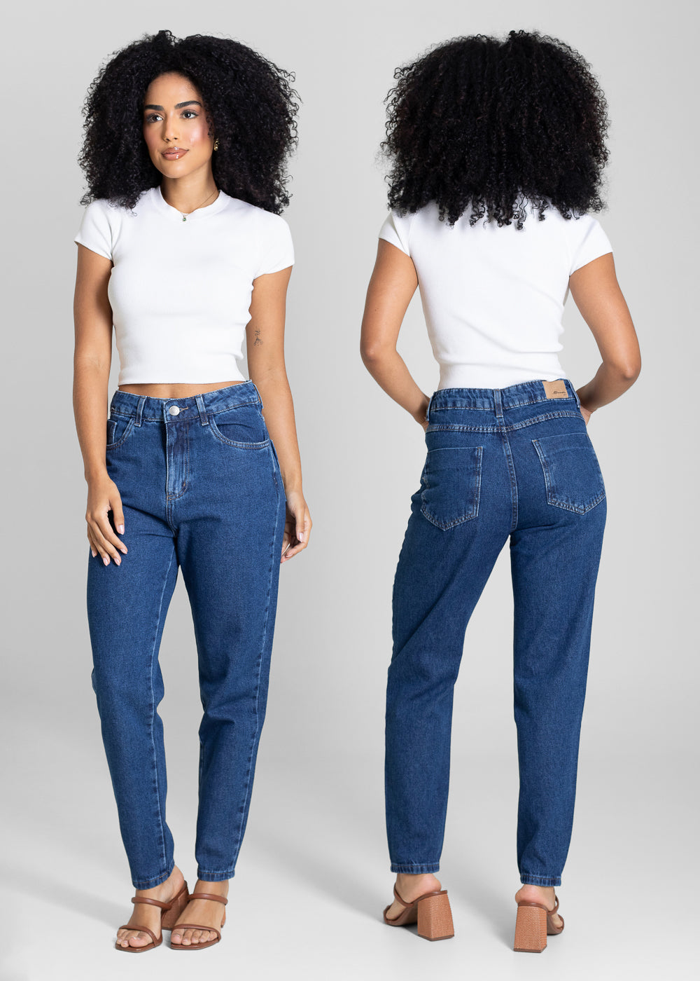 Calça Jeans Sawary Mom - 283535 AZUL