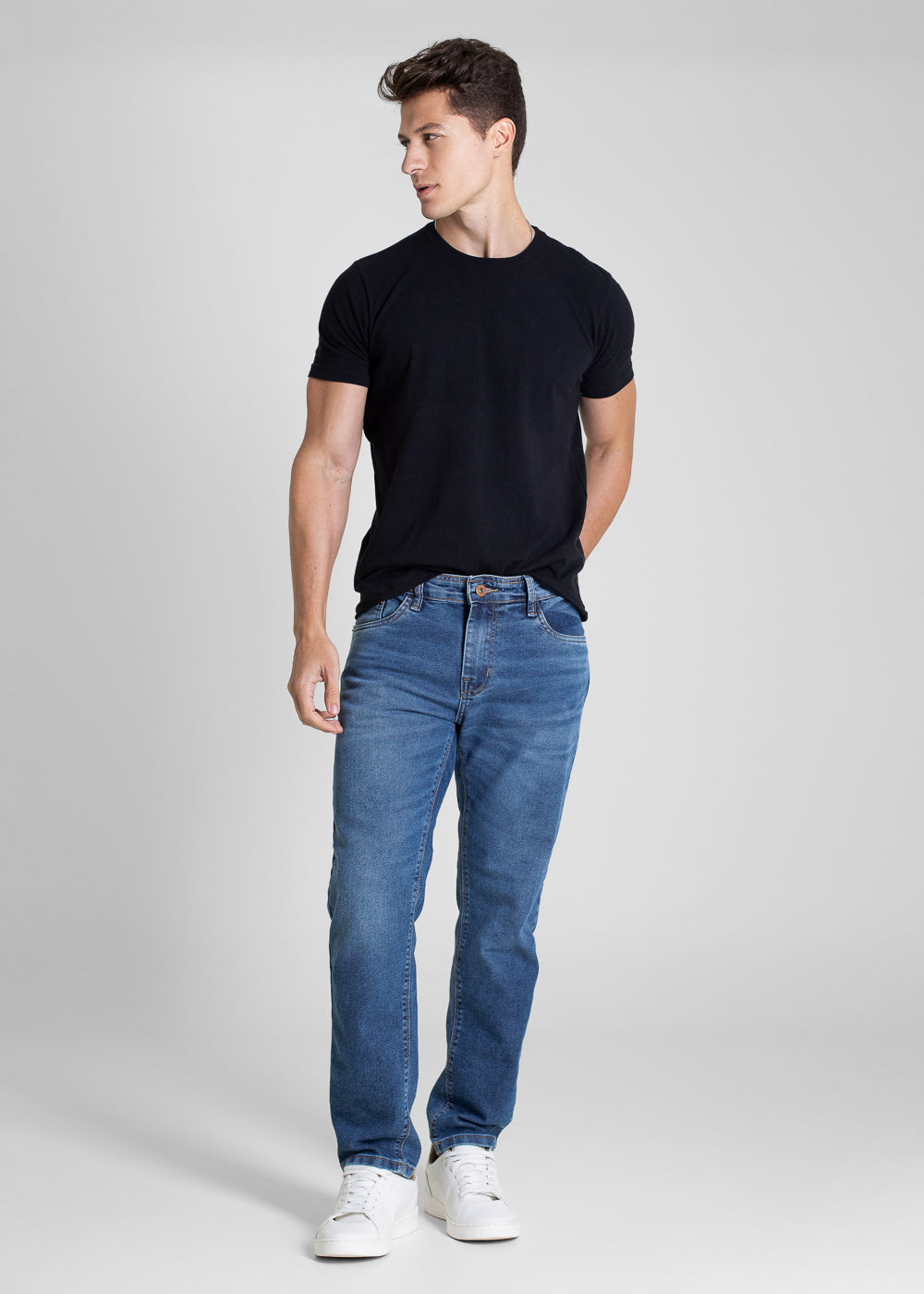 Calça Jeans Sawary 73 - 283539 AZUL