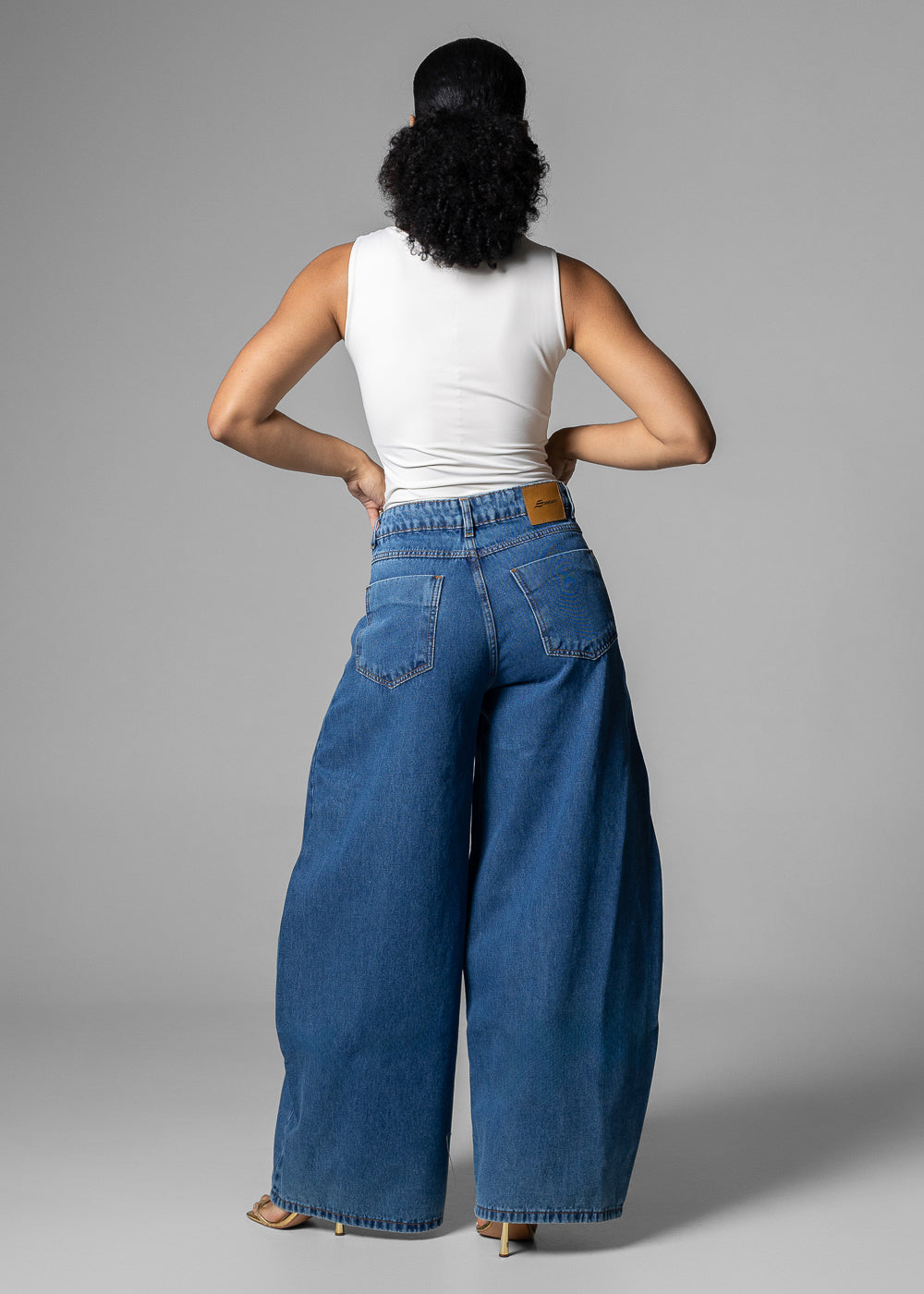 Calça Jeans Sawary Balloon - 283543 AZUL