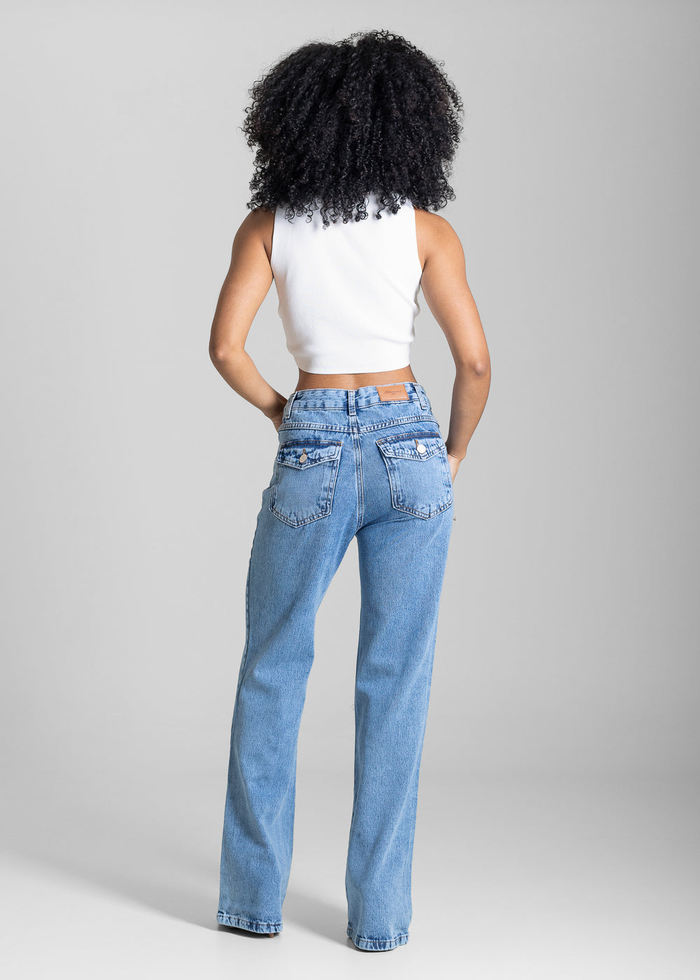Calça Jeans Sawary Boot Cut - 283551 AZUL