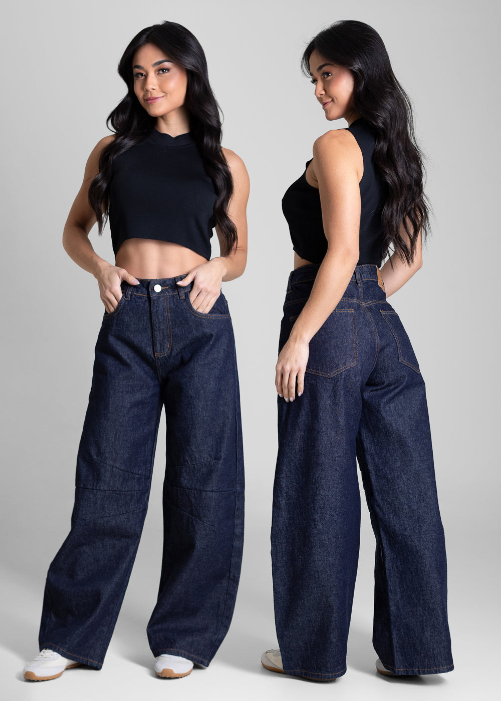 Calça Jeans Sawary Balloon Petit - 283559 AZUL